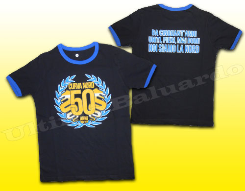 maglia ultras curva nord milano